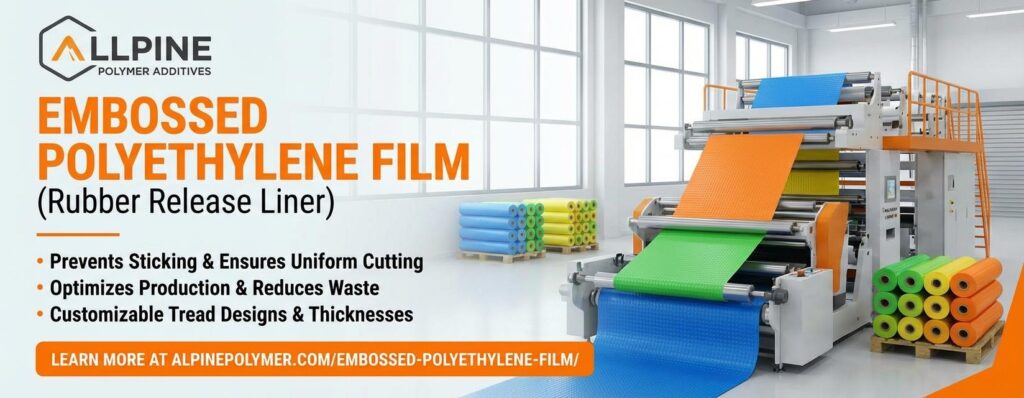 Embossed polyethylene film